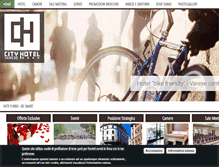 Tablet Screenshot of cityhotelvarese.com